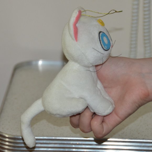vintage collectible Sailor Moon plush doll stuffed toy Artemis white cat Banpres - Picture 3 of 9